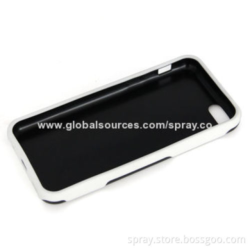 TPU Cases for iPhone 5C, Dual-injection, Two-tone Colored, Tear-resistant